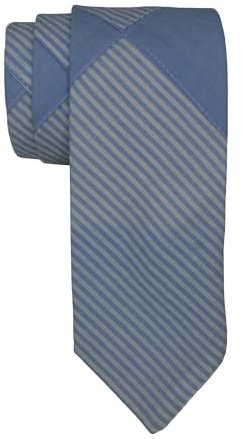 Brooks Brothers Schmale Krawatte aus Fleece, Baumwolle, Rot, Orange/Abendrot im Zickzackmuster (Sunset Chevron), Medium