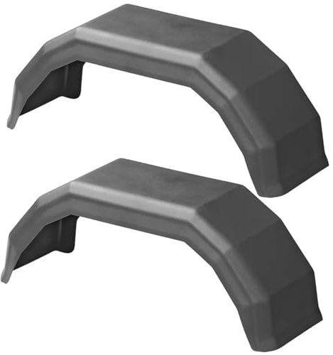Preiswert&Gut 2X Anhänger Kotflügel Kunststoff - Schutzblech 8 Zoll für Pferdeanhänger und mehr Kotflügelanhänger stoßfest 152x510x190,5 mm für den Radkasten elastisch und UV-beständig