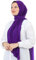 Prien Hijab Kopftuch Für Damen, Frauen Schal Kleider, Modern Kopftücher Weicher Jersey, Muslim Kleid Türkisch Premium Gebetskopftuch, Umrah Geschenk, Hijab Set (Purpur)