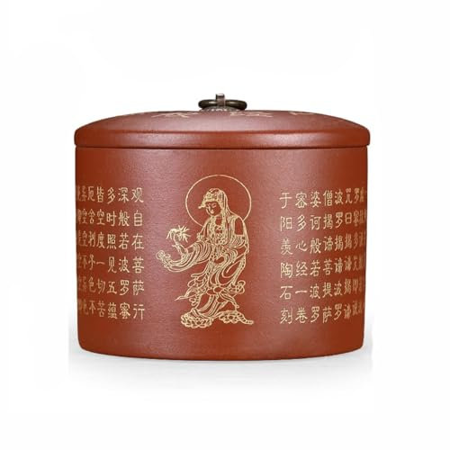 sjdoPulse Teeaufbewahrung Teedose, Neues Teewerkzeug Im Chinesischen Stil, Küche Zu Hause, Kleine Keramik-Teeflaschen-Küchendosen