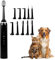 Plaza Tartar Remover Tooth Cleaner for Dogs and Cats - Dental Care Set Fights Tartar, Bad Breath, and Gum Disease - Black