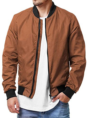 Giacca da Uomo con Cerniera Sottile di Grandi Dimensioni per Sport Casual Autunno e Inverno Pile Felpa64