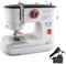 Uadme Nähmaschine, 12-Stich-Multifunktionsnähmaschine, 519 Heimnähmaschine, elektrische Nähmaschine, tragbare Mini-Nähmaschine für Kinders, Frauen, Zuhause und Reisen