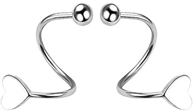 Türkisfarbene Ohrstecker Für Damen Persönlichkeit Nietohrringe temperamentvoll Liebe Maus Ohrringe (A, One Size)