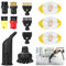 Accesorios para Limpiador Vapor Karcher 12 Unidades, Recambios para Karcher SC1 SC2 SC3 SC4 SC5, Juego Incluye de Microfibra, Paños de Microfibra, Boquilla de Mano, cepillos Redondos