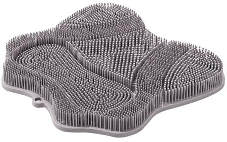 Tapis de Douche pour Pieds,Ventouses Murales Antidérapantes en Silicone pour Le Nettoyage du Dos des Pieds,pour Hommes et Femmes