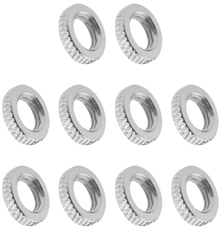 VBSYUYQ 10 Pcs Presta Valve Core Lock Nuts for Bicycle Inner Tube