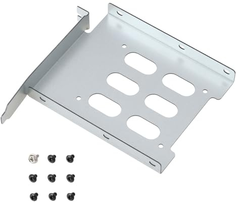 SG Store Computer Hard Drive Adapter Bracket with Screws Compatible with 2.5/3.5 Inch HDD to PCI PCI-E Slot Adapter
