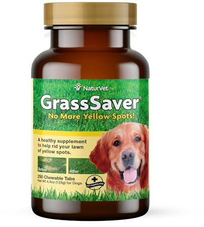NaturVet GrassSaver Supplement gegen gelbe Rasenflecken 250 Tabletten