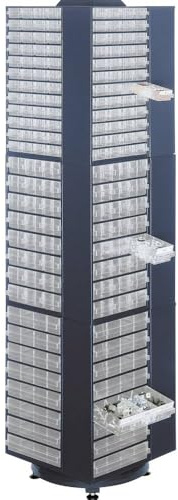 raaco Drehturm für Stahlmagazine Serie 1200 (leer), 137447, 176 cm