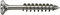 SPAX Fassadenschraube aus Edelstahl rostfrei A2, 4,5 x 50 mm, 200 Stück, T-STAR plus, Linsensenkkopf, Teilgewinde, CUT-Spitze, 25170004505021
