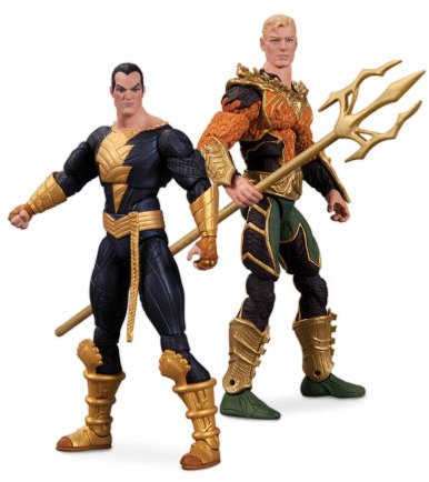 Other DC Sammlerstücke Ungerechtigkeit Aquaman vs. schwarz Adam Action Figur, 2er Pack