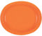 Unique Party- Paquete de 8 platos ovalados de papel, Color naranja (32239) , color/modelo surtido