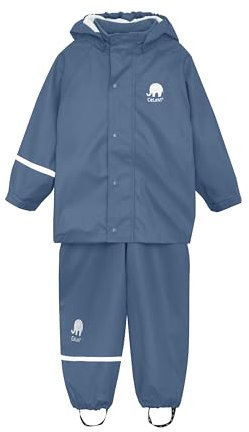 Celavi Zweiteiliger Regenanzug in Vielen Farben Giacca Impermeabile, Blu (Ice Blue 717), 92 (Taglia Unica: 90) Bambino