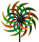 E-X WINDRAD °Art Ferro ° Sonne ° Metall° Windspiel° GARTENSTECKER° 42 x 16,5 x 170 cm