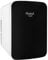 Cooluli 15L Mini Fridge for Bedroom - Car, Office Desk & College Dorm Room - 12v Portable Cooler & Warmer for Food, Drinks, Skincare, Beauty & Makeup - AC/DC Small Refrigerator with Glass Front, Black