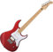 Yamaha Pacifica 112V Hochwertige E-Gitarre in elegantem Design für Einsteiger und Fortgeschrittene, mit 2 online Gitarrenstunden bei einem Lehrer der Yamaha Music School, in Rot Metallic