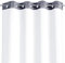 AmeliaHome Tenda semitrasparente con occhielli, motivo geometrico Nelia, 140 x 270 cm, 1 pezzo