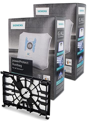 DEKAROX 1 filtro di protezione del motore + 8 sacchetti per aspirapolvere tipo G All per Bosch Siemens 577117 00577117 + 17000816 per aspirapolvere come Q4.0 Q5.0 Q8.0 Z3.0 Z4.0 Z7.0 GL-30 GL-40 Super
