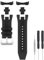 SANDEIN 33 mm Uhrenarmband, kompatibel mit Invicta, weiches Silikon-Gummi-Ersatzarmband für Invicta Subaqua Noma V Noma 5 Uhrenarmbänder (schwarz + silberfarbene Schnalle)