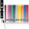 Segus Schlüsselband, 20 Stück Lanyard mit Lobster Clasp Abnehmbar, Schlüsselband Lang aus Nylonimitat, Schlüsselband Bunt mit Karabinerhaken, Umhängeband für Ausweishüllen, Schlüssel