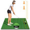 5 x 4 Fuß Golf-Übungsmatte, künstliche Golf-Schlagmatte mit 2 Gummi-Tees und 2 Ausrichtungsstäben, tragbare Chipping-Matte für Profis und Anfänger, 152 x 117 cm