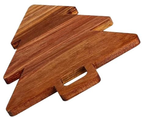 SHOWERORO Taglieri Per Salumi Contenitori Per Pizza Tagliere Per Albero Di Natale Decorazioni Per Cucina A Doppia Faccia Materiale in Legno