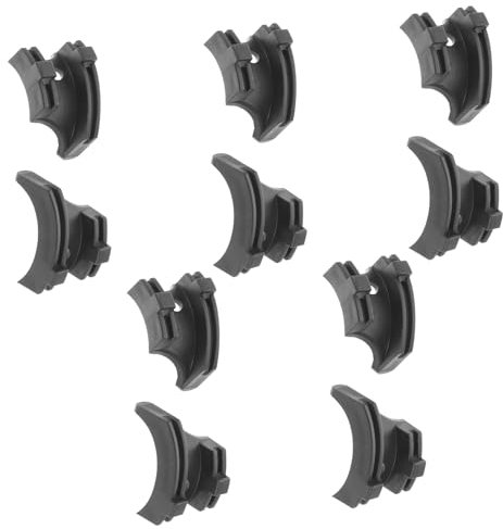 KICHOUSE 10pcs Bike Bottom Bracket Cable Guide Bicycle Plastic Front Bike Plate Brake Cable Guide for Road