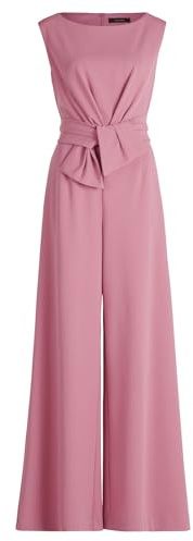 Vera Mont Damen Jumpsuit mit weitem Bein Desert Rose,48