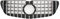 YSQIFBABD Rejillas Frontales de Radiador para Mercedes para Benz para Vito W447 2014-2019 Parachoques Delantero Estilo GT Parrilla Negro Brillante Tuning Delantero Rejilla(Plata)