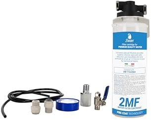 Swan Kit Filtrazione Acqua Cucina, Depuratore Sotto Lavello con Filtro 2MF, Kit Completo con Testa QL1, Tubi e Raccordi