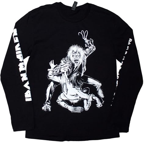 Iron Maiden No Prayer Claw Isolated Long Sleeve T Shirt L Black