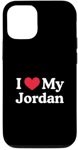 Ich Liebe Mein Jordan-Herz Jordan Love Jordan Hülle für iPhone 12/12 Pro