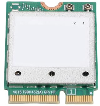 Plyisty QCNCM865 WiFi 7 PCIe Network Card, Triple Band 2.4G/5G/6GHz 5.8Gbps M.2 NGFF Module with 2x2 Antennas, MLO Technology for 11, Laptops, PCs