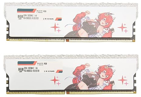 YUEHISY DDR4-Desktop-Speichermodul, 3600 MHz CL16-20-38 1,35 V, XMP2.0-Übertaktung und Software-Synchronisierung, Premium-Aluminiumkühler, Low-Profile-Gaming-RAM (16 GB (2 x 8 GB))