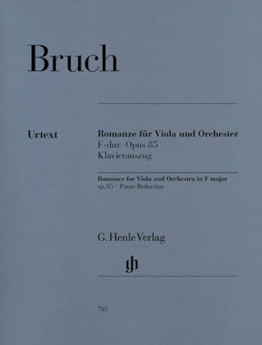 Romanze F-dur op. 85 für Viola und Orchester; Viola und Klavier