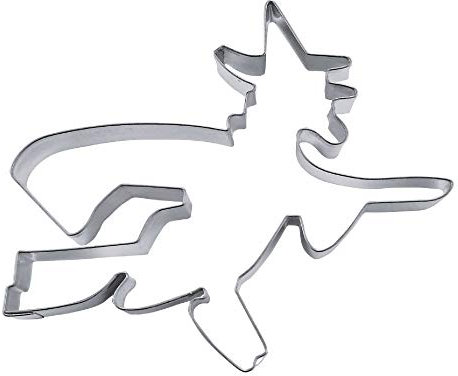 Ausstechform Hexe ca. 10,5 cm mit Besen