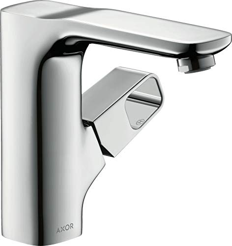AXOR Wasserhahn Urquiola (Armatur mit Auslauf Höhe 130 mm und Zugstangen-Ablaufgarnitur) Chrom