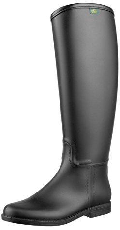 USG Reitstiefel Happy Boot Starter Mattschwarz 100% Wasserdicht EU 33, 42 Männer Unisex-Erwachsene Klassisch Flach Kappe Wasserdicht Reitsport Festlichkeit Natur