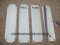 Ironmongery World 12 Polished Stainless Steel/Like Chrome Finger Plate Door Push Pull Plates in 4 Options - Round Edge Plate