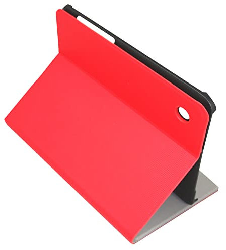 SilverHT - Tabletcase Wave 360 - Funda con función de Soporte Horizontal-Vertical para BQ Curie 2 y Quad Core 8 Pulgadas. Protección Completa. Color Rojo