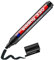 edding 330 pennarello indelebile - nero - 1 marcatore - punta a scalpello 1-5 mm - impermeabile, ad asciugatura rapida, a prova di sbavature - per cartone, plastica, vetro, legno, metallo e tessuto