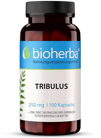 Tribulus Terrestris Kapseln – 100 Stück 750 mg Tagesdosis mit 150 mg Saponinen enthält Zink für eine normale Fruchtbarkeit von BIOHERBA PZN 17189970