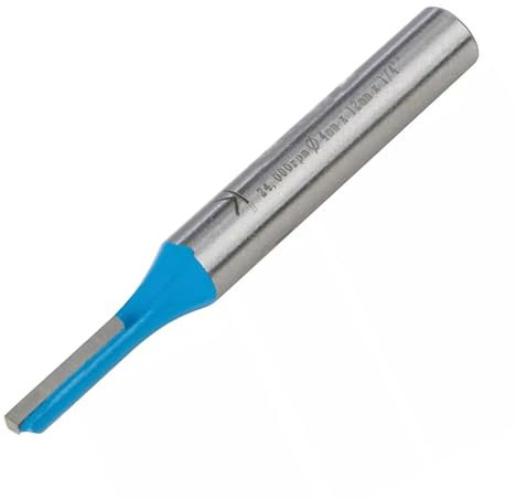 Dapetz ® Straight Twin Flute Router Bit Cutter 1/4 Shank Tungsten Carbide Tipped TCT Grooving Metric 4mm x 12mm