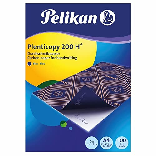 Durchschreibpapier 200H DINA4/100 B blau,Plenticopy