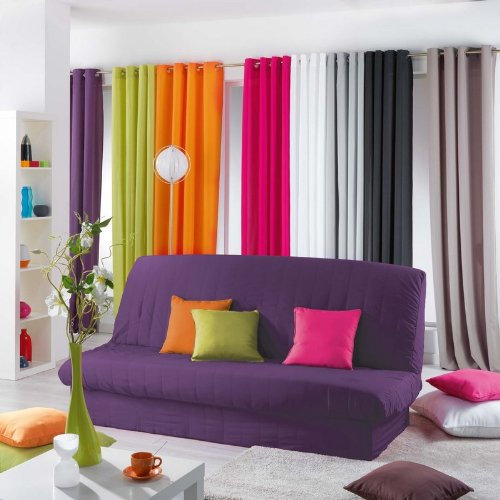 Housse Clic Clac + bande socle essentiel uni noir