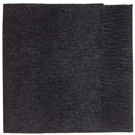 Lona Scott 100% Lammwolle Einfacher Schal, Kohlengrau