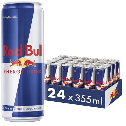 Red Bull Energy Drink, 355 ml (24 Lattine)