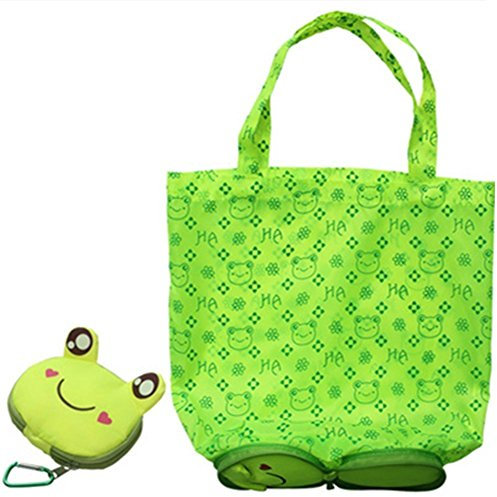Beiersi Frosch Faltbarer Einkaufs ECO Taschen Wiederverwendbare Einkaufstaschen Tote