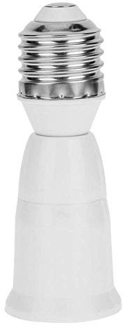 Demiawaking E27 auf E27 Verlängerungssockel LED-Glühbirnen-Adapter Sockel, Konverter, Verlängerung, Lampenfassung, Sockel (95 mm)